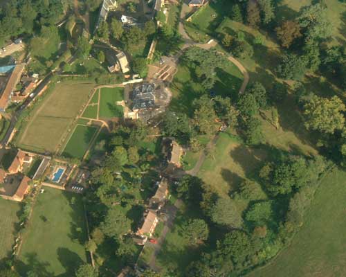 Arial View, looking East.